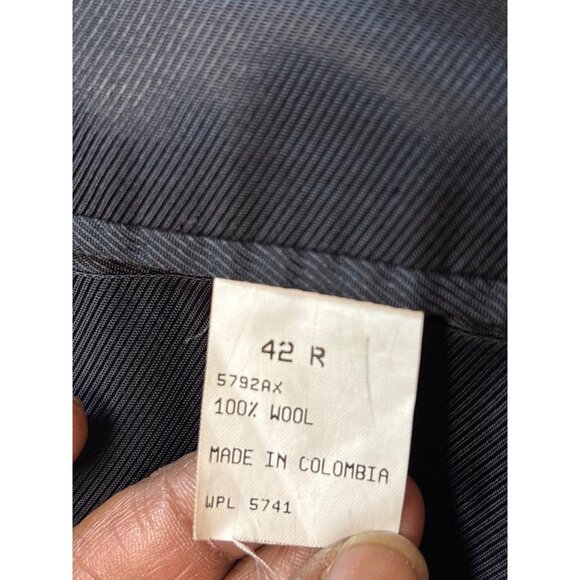 Mens Oscar Dela Renta Blazer   2-Button Single-Breasted  Classic Fit  Black 42r - Picture 13 of 13